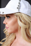 Ring and Chain Accent Baseball Cap