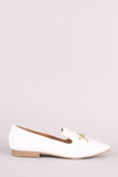 Qupid Patent Horsebit Loafer Flat