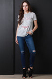 Hard Rock Graphic Open Back O-Ring Top