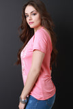 Hard Rock Graphic Open Back O-Ring Top