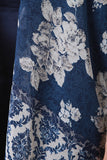 Semi-Sheer Floral Side Vent Lightweight Kimono