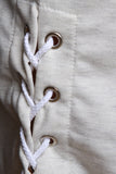 Hoodie Lace-Up Sides Midi Sweater Dress