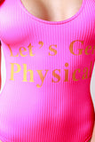 Let's Get Physical Neon Swimsuit