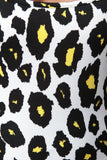 Leopard Print Spaghetti Shoulder Straps Bodycon Dress