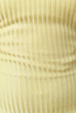 Metallic Ribbed Knit Side Cutout Midi Dress