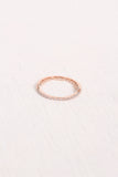 Twisted Hammered Ring Set