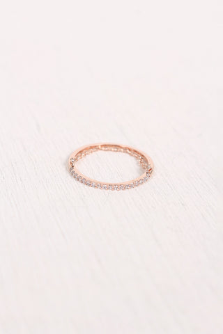 Twisted Hammered Ring Set