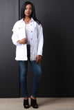 Oversize Distressed Denim Jean Jacket