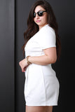 Lattice Short Sleeve Romper