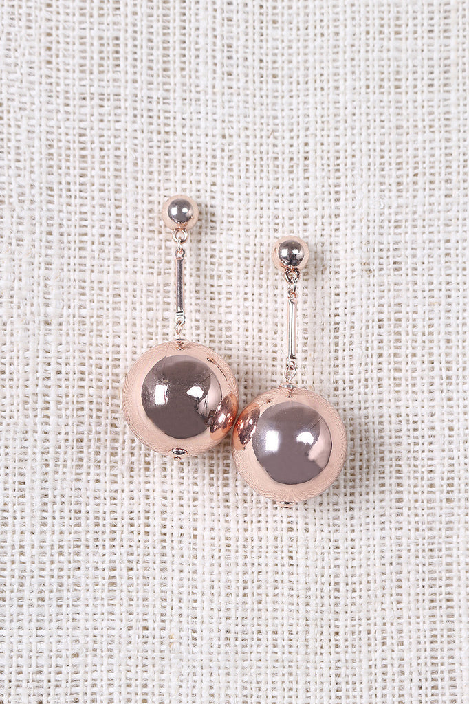 Large Ball Drop Earring