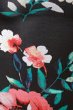 Floral Pattern Sleeveless Bodycon Dress