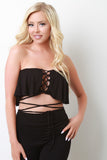Flutter Crisscross Tube Top