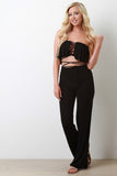 Flutter Crisscross Tube Top