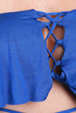 Flutter Crisscross Tube Top
