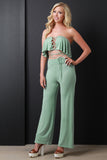 Flutter Crisscross Tube Top