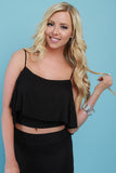 Crop Trapeze Tier Top