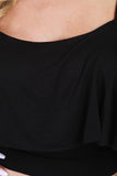 Crop Trapeze Tier Top