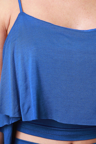 Crop Trapeze Tier Top