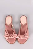 Liliana Satin Slip on Sandal