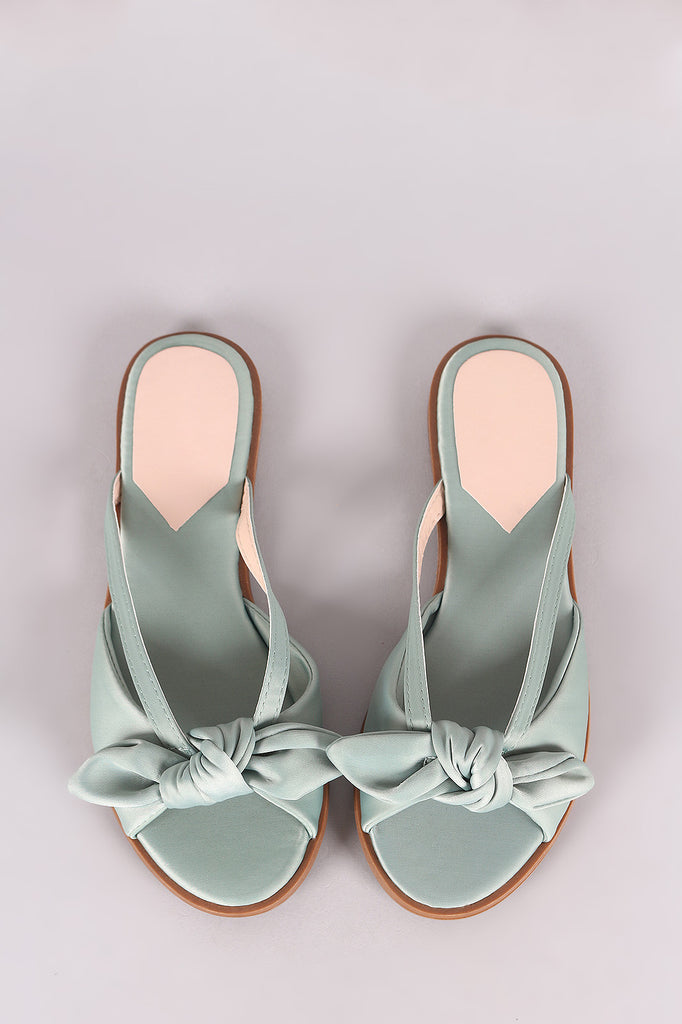 Liliana Satin Slip on Sandal