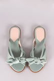 Liliana Satin Slip on Sandal