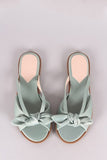 Liliana Satin Slip on Sandal
