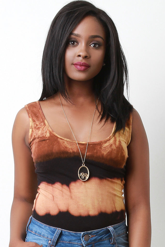 Horizontal Tie-Dye Bodysuit