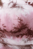 Short Sleeve Bardot Tie-Dye Crop Top