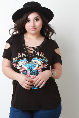 Motorcycle Club Vintage T-shirt Top