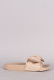 Oversized Bow Slide Sandal