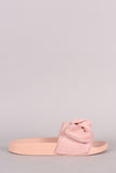 Oversized Bow Slide Sandal