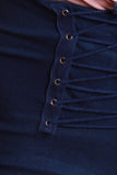 Corset Lace-Up High Waisted Shorts