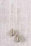 Metallic Drop Ball Earrings