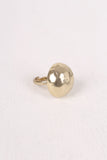 Hammered Half Dome Ring
