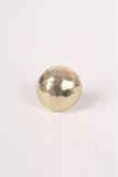 Hammered Half Dome Ring