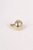 Hammered Half Dome Ring