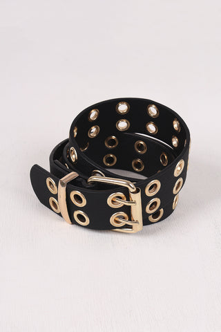 Double Row Eyelet Belt
