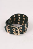 Double Row Eyelet Belt