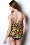 Neon Paisley Tankini