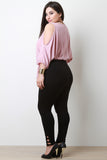 Side Criss Cross Stretch Leggings