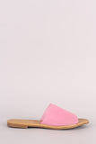 Lucite Single Wide Band Slip-On Sandal