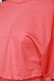French Terry Back Self-Tie Boxy Crop Top