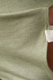 French Terry Self-Tie Sides High Waisted Shorts