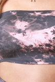 Tie-Dye Bardot Crop Top