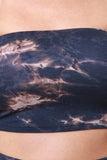 Tie-Dye Bardot Crop Top