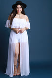 Short Sleeve Ruffled Mesh Cold Shoulder Crop Top