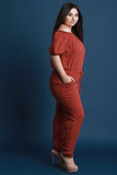 Ruffled Off-The-Shoulder Jumpsuit