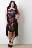 Slit Center Midi Cover-Up Top