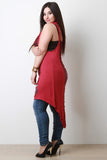 Slit Center Midi Cover-Up Top
