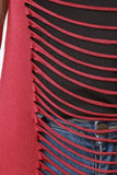 Slit Center Midi Cover-Up Top